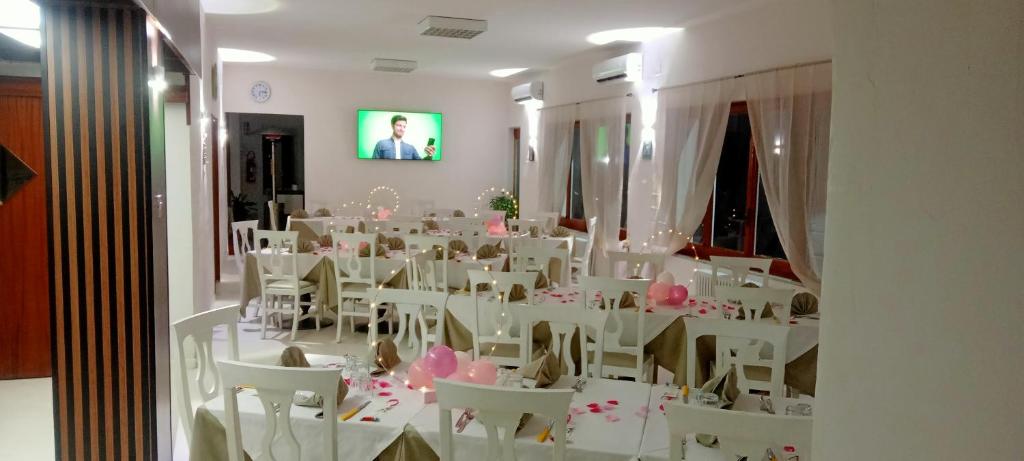 Sala allestita per ricevimento a La Briglia Trecchina